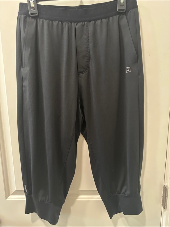 Ohmme Other - Men's Ohmme Black Performance Cropped Joggers with Elastic Waist